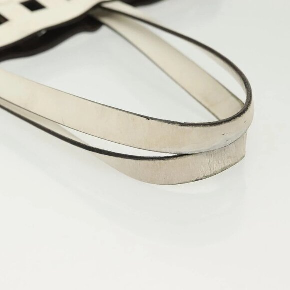 PRADA Tote Bag Leather White Auth - Picture 8 of 16